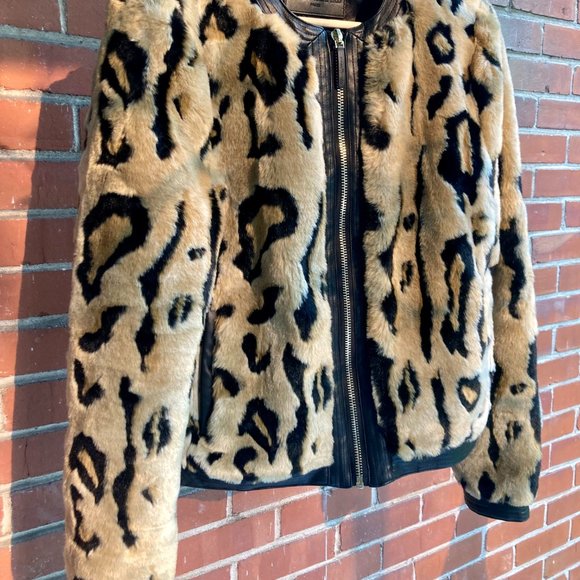 KARL LAGERFELD PARIS Leopard Bomber Jacket | Perfect fall jacket - Picture 7 of 12